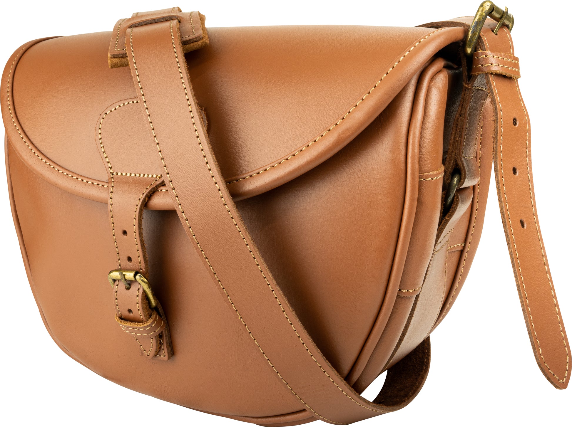 Leather Cartridge Bag - WOODLAND STORM