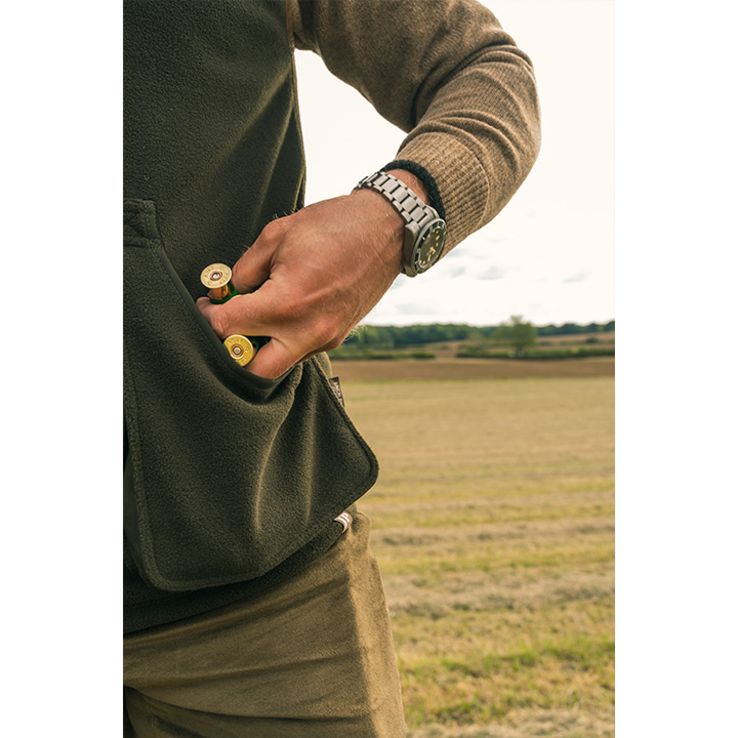 Shooters Gilet Dark Olive - WOODLAND STORM